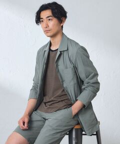 BAKER STREET / ベイカー・ストリート ブルゾン | 【ウォッシャブル】コットンブレンドクリスピーナイロンカバーオール