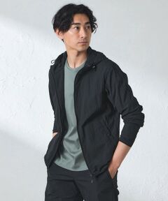 BAKER STREET / ベイカー・ストリート ブルゾン | 【ウォッシャブル】コットンブレンドクリスピーナイロンフーデットブルゾン