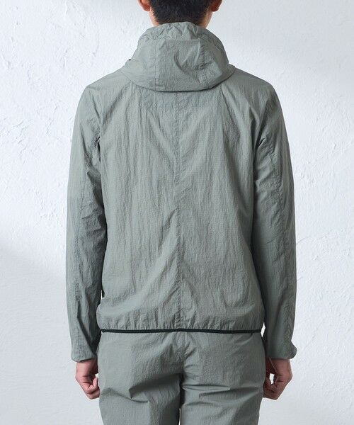 BAKER STREET / ベイカー・ストリート ブルゾン | 【ウォッシャブル】コットンブレンドクリスピーナイロンフーデットブルゾン | 詳細5