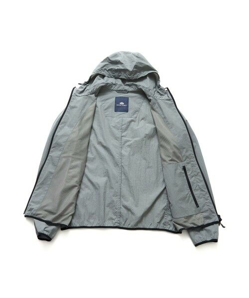 BAKER STREET / ベイカー・ストリート ブルゾン | 【ウォッシャブル】コットンブレンドクリスピーナイロンフーデットブルゾン | 詳細8