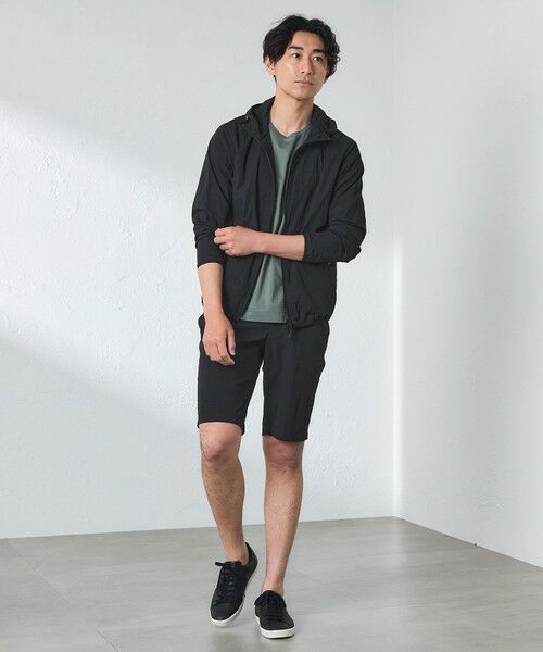 BAKER STREET / ベイカー・ストリート ブルゾン | 【ウォッシャブル】コットンブレンドクリスピーナイロンフーデットブルゾン | 詳細2