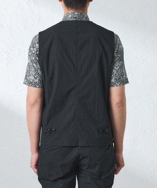 BAKER STREET / ベイカー・ストリート ベスト | 【ウォッシャブル】コットンブレンドクリスピーナイロンベスト | 詳細4