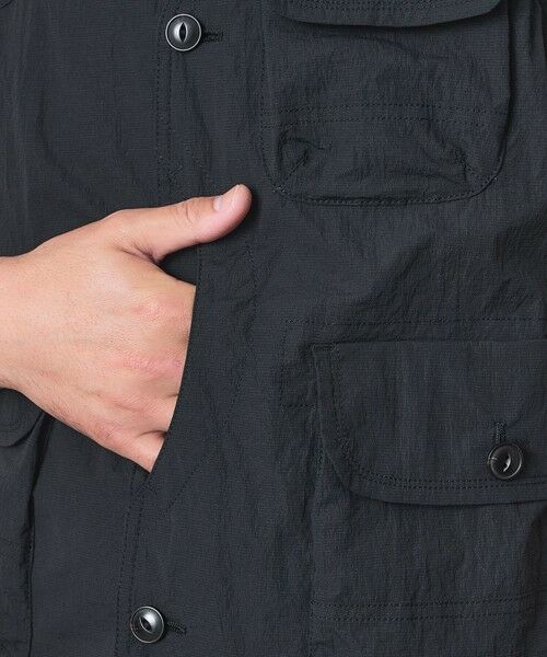 BAKER STREET / ベイカー・ストリート ベスト | 【ウォッシャブル】コットンブレンドクリスピーナイロンベスト | 詳細9