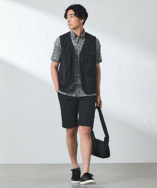 BAKER STREET / ベイカー・ストリート ベスト | 【ウォッシャブル】コットンブレンドクリスピーナイロンベスト | 詳細1