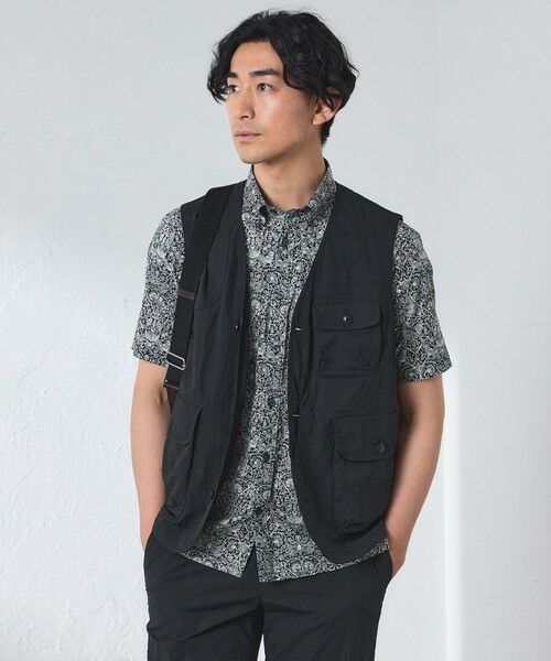 BATONER コットンベスト黒 BATONER バトナー】 SIGNATURE DRIVERS VEST / BLACK - Avelia