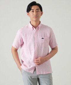 BAKER STREET / ベイカー・ストリート シャツ・ブラウス | 麻サッカーシャツ(2L・3Lあり)