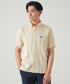 BAKER STREET / ベイカー・ストリート シャツ・ブラウス | 麻サッカーシャツ(2L・3Lあり)