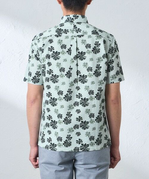 BAKER STREET / ベイカー・ストリート シャツ・ブラウス | フラワーギンガムサッカーシャツ | 詳細6