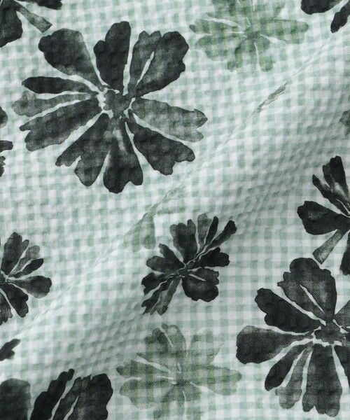 BAKER STREET / ベイカー・ストリート シャツ・ブラウス | フラワーギンガムサッカーシャツ | 詳細12