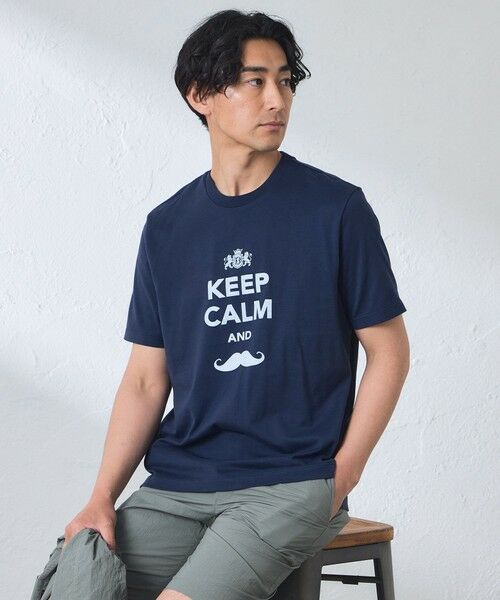 BAKER STREET / ベイカー・ストリート カットソー | プリントTシャツ(ネイビー2)