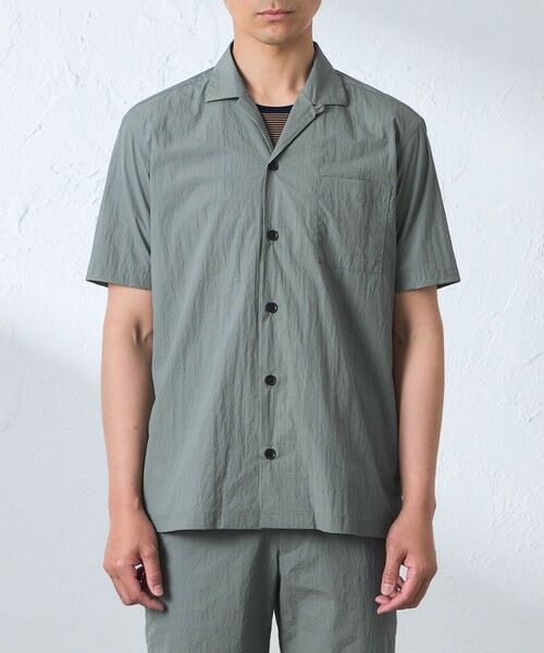 BAKER STREET / ベイカー・ストリート シャツ・ブラウス | コットンブレンドクリスピーナイロンシャツ | 詳細3