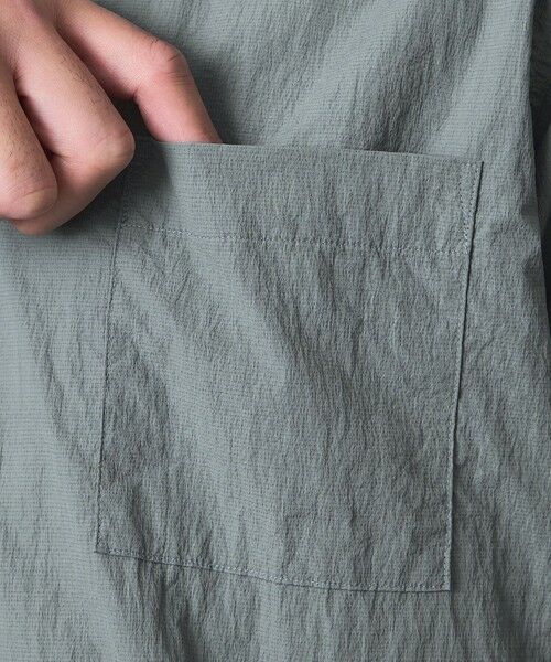 BAKER STREET / ベイカー・ストリート シャツ・ブラウス | コットンブレンドクリスピーナイロンシャツ | 詳細9
