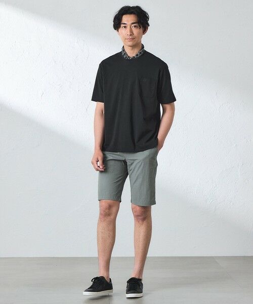 BAKER STREET / ベイカー・ストリート その他パンツ | 【ウォッシャブル】コットンブレンドクリスピーナイロンショートパンツ | 詳細1