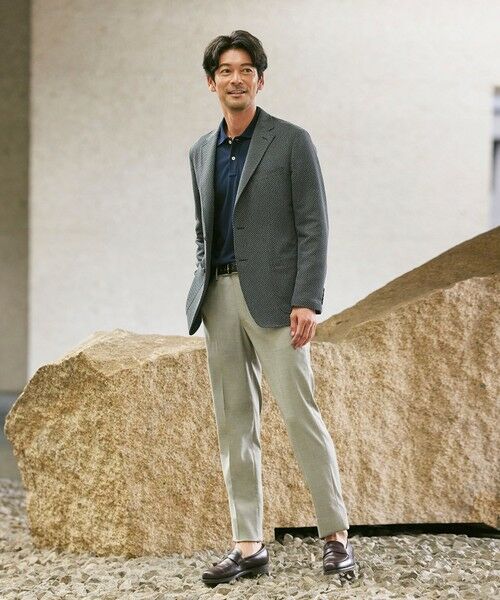 BAKER STREET / ベイカー・ストリート その他アウター | 【ウォッシャブル】小紋ジャカードジャケット | 詳細1