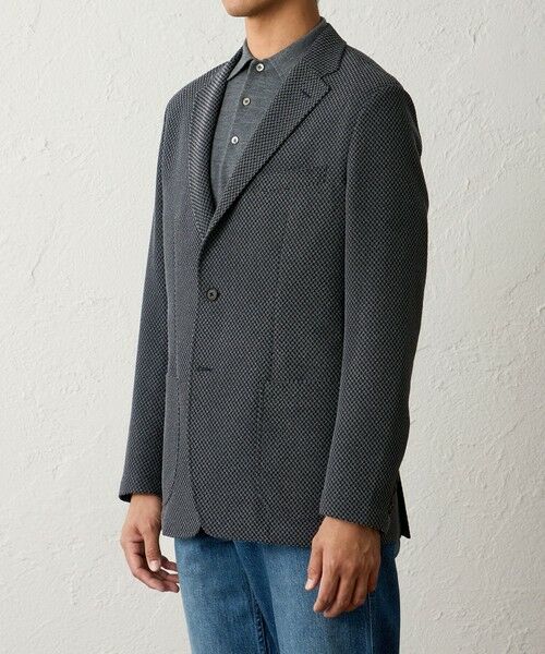BAKER STREET / ベイカー・ストリート その他アウター | 【ウォッシャブル】小紋ジャカードジャケット | 詳細4