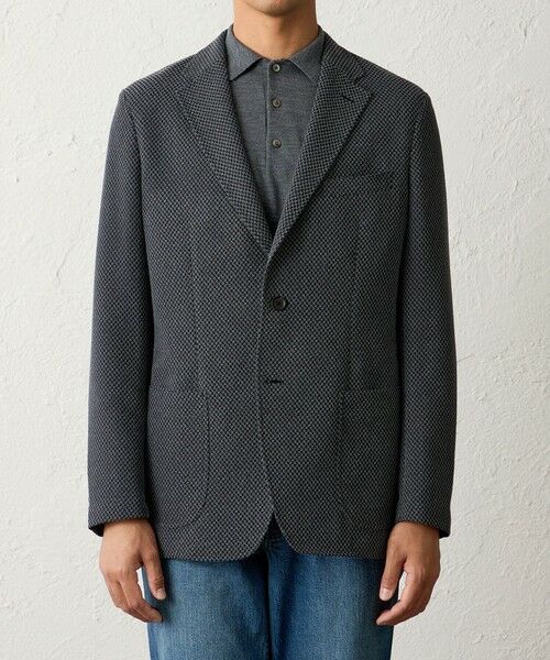 BAKER STREET / ベイカー・ストリート その他アウター | 【ウォッシャブル】小紋ジャカードジャケット | 詳細3