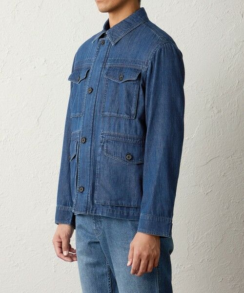 BAKER STREET / ベイカー・ストリート ブルゾン | 【ウォッシャブル】ライトデニムブルゾン | 詳細4