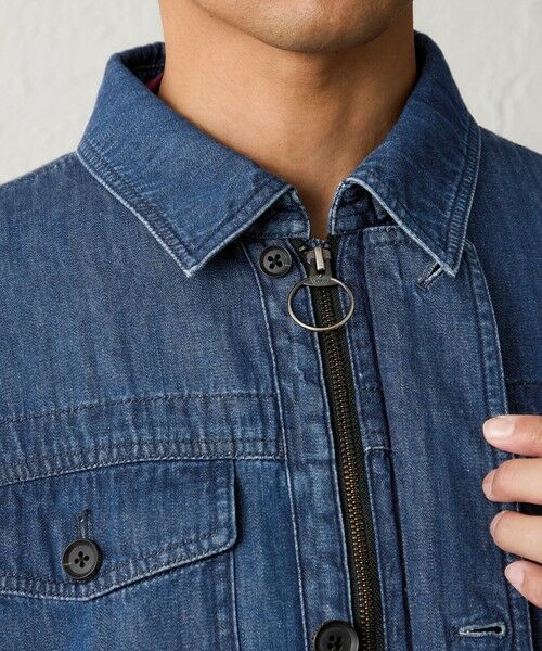 BAKER STREET / ベイカー・ストリート ブルゾン | 【ウォッシャブル】ライトデニムブルゾン | 詳細6