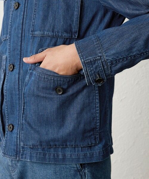 BAKER STREET / ベイカー・ストリート ブルゾン | 【ウォッシャブル】ライトデニムブルゾン | 詳細9
