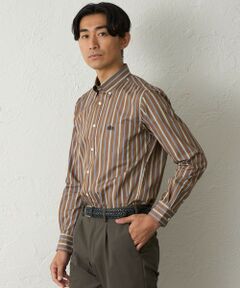 BAKER STREET / ベイカー・ストリート シャツ・ブラウス | マルチストライプシャツ(2L・3Lあり)