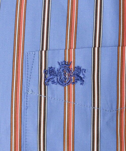 BAKER STREET / ベイカー・ストリート シャツ・ブラウス | マルチストライプシャツ(2L・3Lあり) | 詳細9