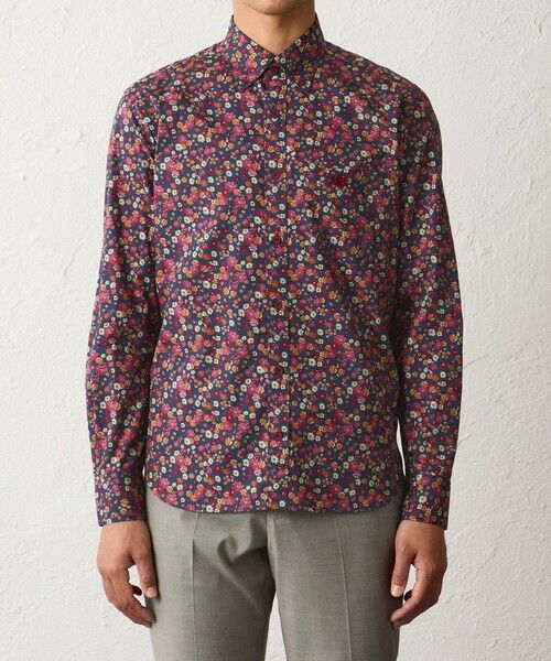 BAKER STREET / ベイカー・ストリート シャツ・ブラウス | フラワープリントシャツ(2L・3Lあり) | 詳細3