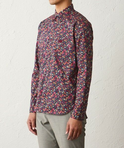 BAKER STREET / ベイカー・ストリート シャツ・ブラウス | フラワープリントシャツ(2L・3Lあり) | 詳細4