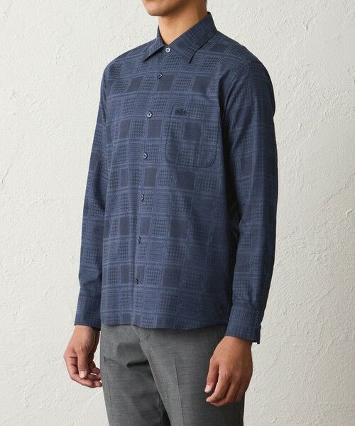 BAKER STREET / ベイカー・ストリート シャツ・ブラウス | デニムジャカードシャツ | 詳細3