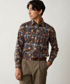 BAKER STREET / ベイカー・ストリート シャツ・ブラウス | タータン×フラワープリントシャツ