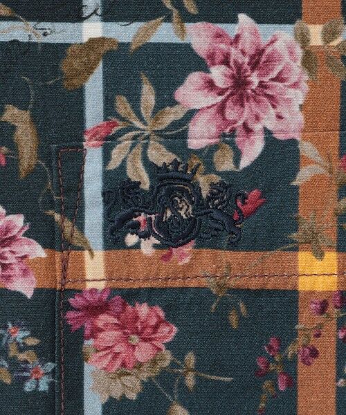 BAKER STREET / ベイカー・ストリート シャツ・ブラウス | タータン×フラワープリントシャツ | 詳細8