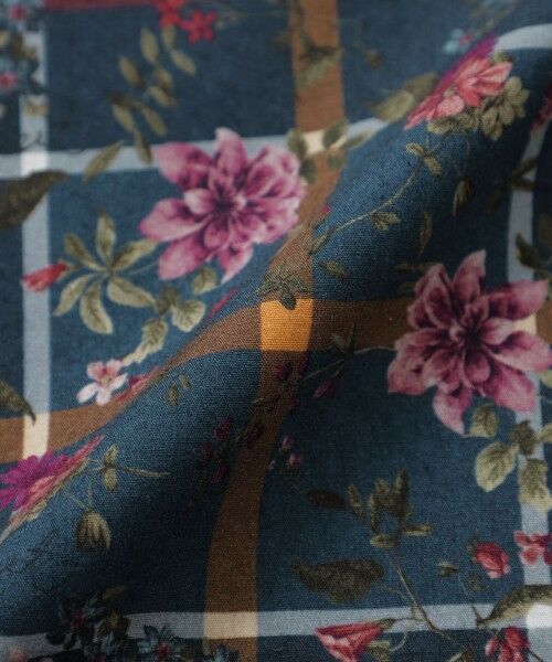 BAKER STREET / ベイカー・ストリート シャツ・ブラウス | タータン×フラワープリントシャツ | 詳細9