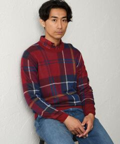 BAKER STREET / ベイカー・ストリート ニット・セーター | 【ウォッシャブル】タータンジャカードニット