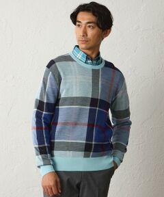 BAKER STREET / ベイカー・ストリート ニット・セーター | 【ウォッシャブル】タータンジャカードニット