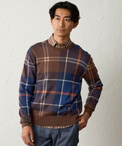 BAKER STREET / ベイカー・ストリート ニット・セーター | 【ウォッシャブル】タータンジャカードニット