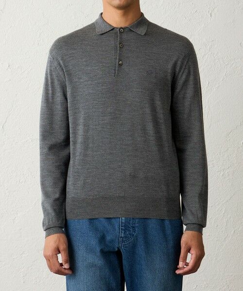 BAKER STREET / ベイカー・ストリート ニット・セーター | 【ウォッシャブル】WOOLBRID ニットポロシャツ | 詳細5