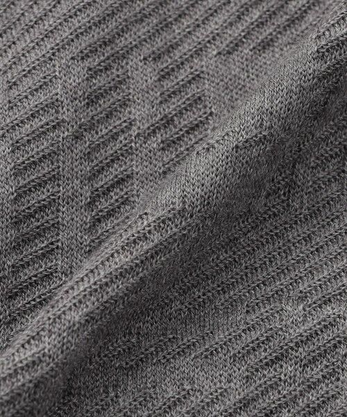 BAKER STREET / ベイカー・ストリート ニット・セーター | 【ウォッシャブル】シャドーチェックジップニット(2L・3Lあり) | 詳細11