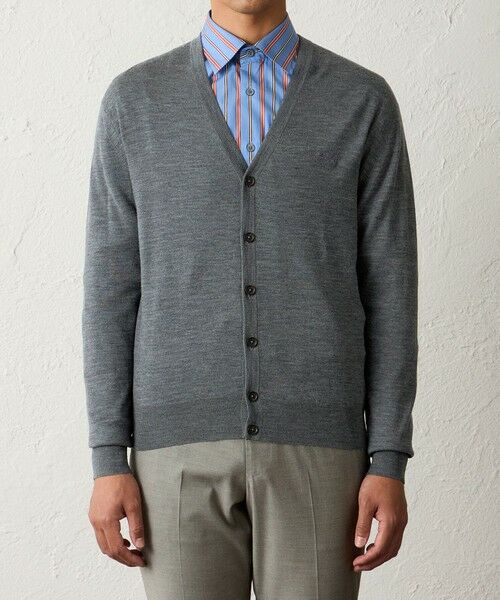 BAKER STREET / ベイカー・ストリート ニット・セーター | 【ウォッシャブル】WOOLBRID カーディガン | 詳細5