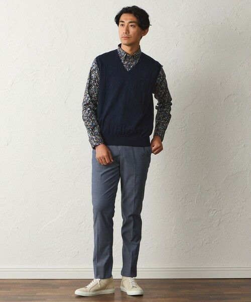 BAKER STREET / ベイカー・ストリート ニット・セーター | 【ウォッシャブル】WOOLBRID Vネックベスト | 詳細2