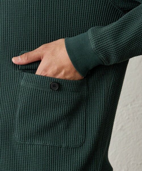 BAKER STREET / ベイカー・ストリート カットソー | 【ウォッシャブル】ワッフルカーディガン | 詳細6