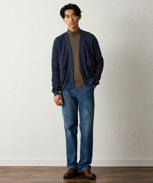 BAKER STREET / ベイカー・ストリート カットソー | 【ウォッシャブル】ワッフルカーディガン | 詳細1