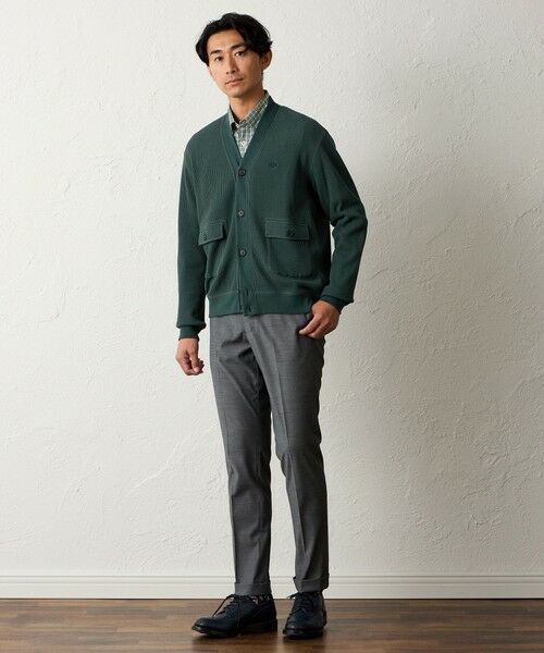 BAKER STREET / ベイカー・ストリート カットソー | 【ウォッシャブル】ワッフルカーディガン | 詳細2