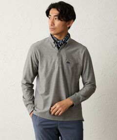 BAKER STREET / ベイカー・ストリート カットソー | デニム調ロングスリーブポロシャツ