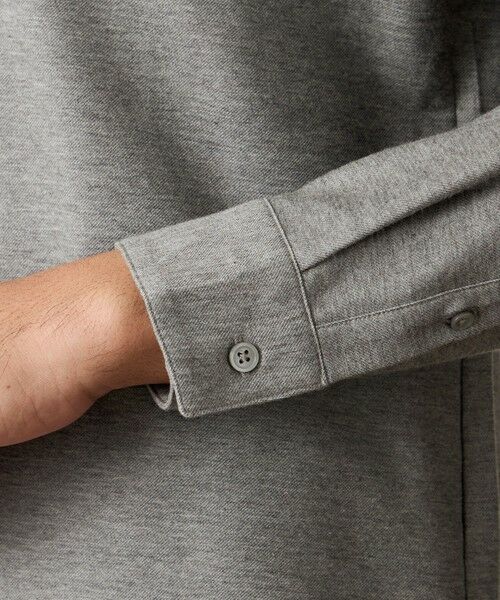 BAKER STREET / ベイカー・ストリート カットソー | デニム調ロングスリーブポロシャツ | 詳細8