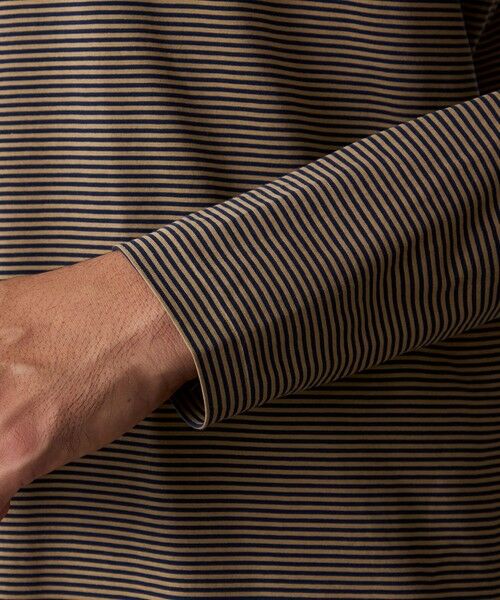 BAKER STREET / ベイカー・ストリート カットソー | マイクロボーダーモックネックTシャツ | 詳細6