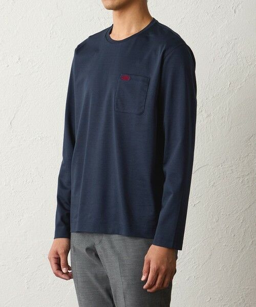 BAKER STREET / ベイカー・ストリート カットソー | ポンチクルーネックロングTシャツ | 詳細4