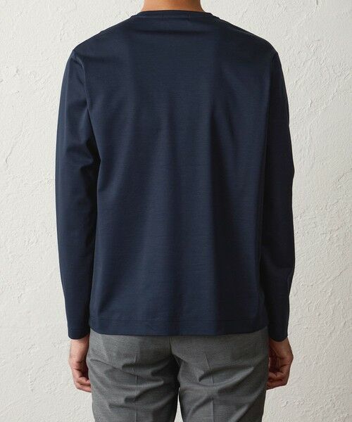 BAKER STREET / ベイカー・ストリート カットソー | ポンチクルーネックロングTシャツ | 詳細5