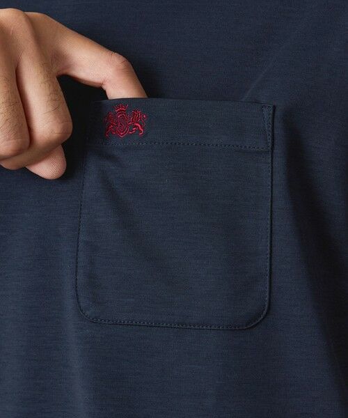 BAKER STREET / ベイカー・ストリート カットソー | ポンチクルーネックロングTシャツ | 詳細6