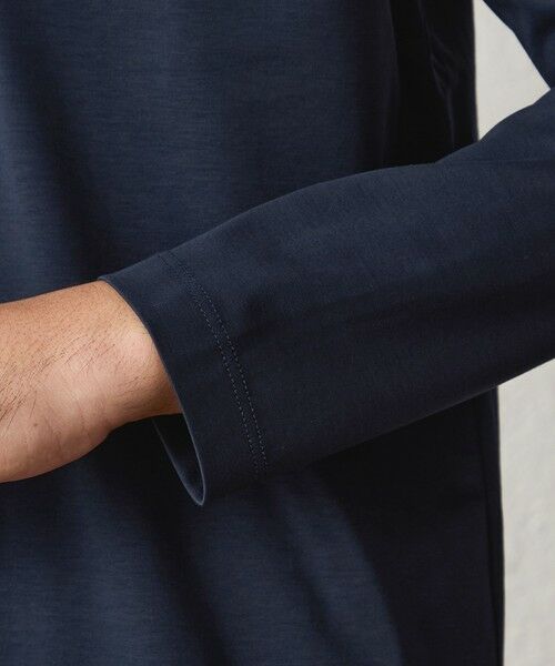 BAKER STREET / ベイカー・ストリート カットソー | ポンチクルーネックロングTシャツ | 詳細7