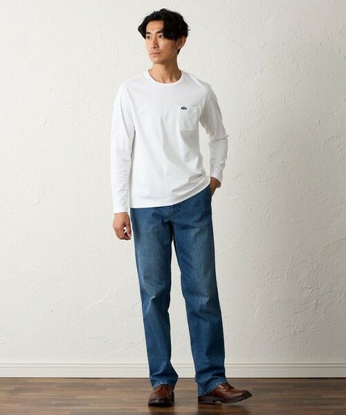 BAKER STREET / ベイカー・ストリート カットソー | ポンチクルーネックロングTシャツ | 詳細1