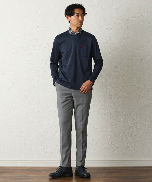 BAKER STREET / ベイカー・ストリート カットソー | ポンチクルーネックロングTシャツ | 詳細2